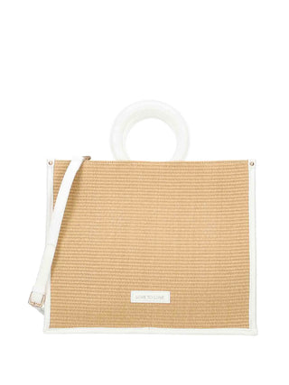 BORSA A MANO DONNA - LOVE TO LOVE BIANCO - LTL-106 1