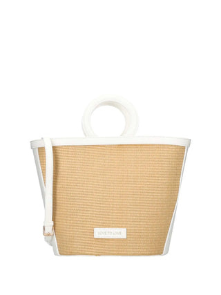 BORSA A MANO DONNA - LOVE TO LOVE BIANCO - LTL-107 1