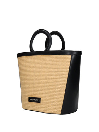 BORSA A MANO DONNA - LOVE TO LOVE NERO - LTL-107 2