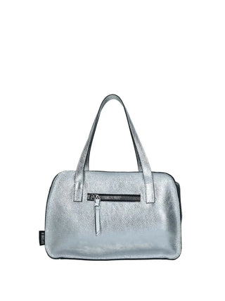 BORSA A SPALLA DONNA - REBELLE ARGENTO-BIANCO - REB0163 P0025 1