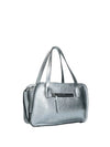 BORSA A SPALLA DONNA - REBELLE ARGENTO-BIANCO - REB0163 P0025 2