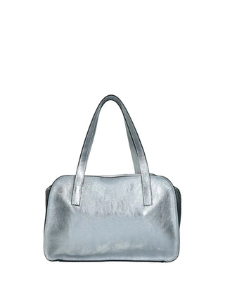 BORSA A SPALLA DONNA - REBELLE ARGENTO-BIANCO - REB0163 P0025 4