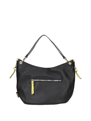 BORSA A MANO DONNA - REBELLE NERO-GIALLO - REB0165 P0019 1