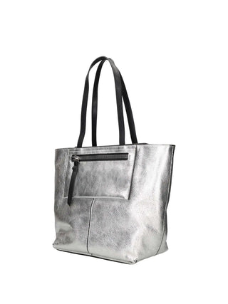 BORSA A SPALLA DONNA - REBELLE ARGENTO - REB0174 P0016 2