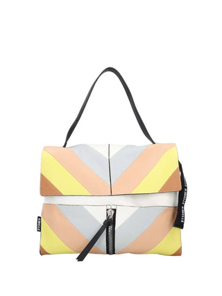BORSA A SPALLA DONNA - REBELLE BIANCO-CELESTE - REB0185 P0022 1