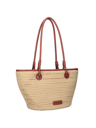 BORSA A SPALLA DONNA - REBELLE BEIGE - REB0213 T0022 2
