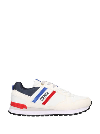 SNEAKERS UOMO - COLMAR BIANCO-NAVY - TRAVIS MAIN