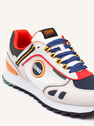 SNEAKERS UOMO - COLMAR BIANCO-MULTI - TRAVIS SPORT DIVISIO 3