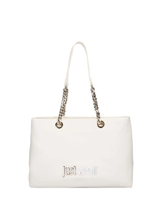 BORSA A SPALLA DONNA - JUST CAVALLI BIANCO - 80RA4BB9 ZS766 1