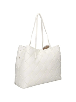 BORSA A SPALLA DONNA - JUST CAVALLI BIANCO - 80RA4BM2 ZSD88 4