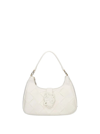 BORSA A SPALLA DONNA - JUST CAVALLI BIANCO - 80RA4BM5 ZSD88 1
