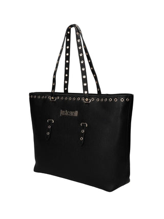 BORSA A SPALLA DONNA - JUST CAVALLI NERO - 80RA4BU1 ZSB81 2