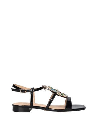 SANDALO DONNA - ALBANO VANITY NERO - AV7046