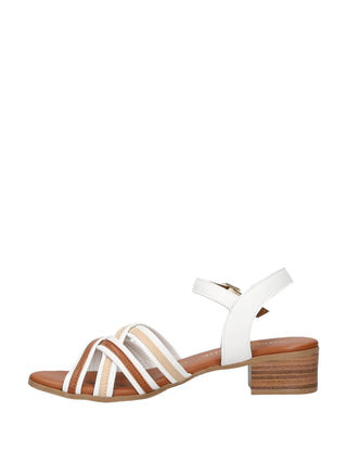 SANDALO DONNA - AMBER&JADE BIANCO - 243110PC 4