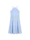 DAMENKLEID - GAUDI JEANS HELLBLAU-WEISS - 611BD15030 1