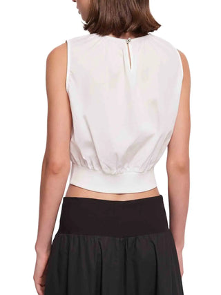 TOP DONNA - GAUDI JEANS BIANCO - 611BD45010 2