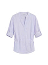 CAMICIA DONNA - GAUDI JEANS BIANCO-AZZURRO - 611BD45031 2