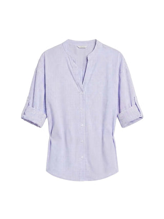 CAMICIA DONNA - GAUDI JEANS BIANCO-AZZURRO - 611BD45031 2
