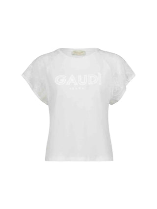 T-SHIRT DONNA - GAUDI JEANS BIANCO - 611BD64022 1