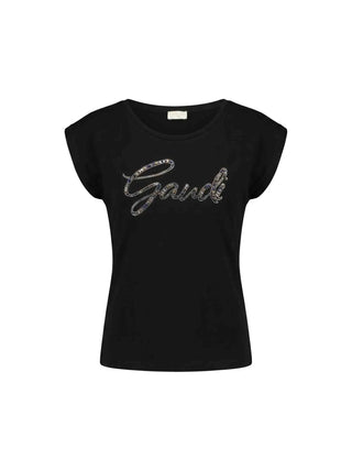 T-SHIRT DONNA - GAUDI JEANS NERO - 611BD64039 1