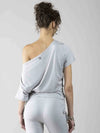 TOP DONNA - DENNY ROSE GRIGIO - 611DD64005WS 2