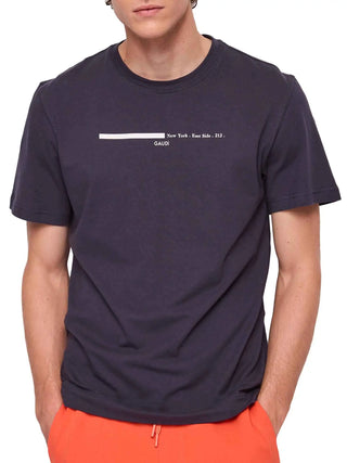 T-SHIRT UOMO - GAUDI UOMO BLU - 611GU64055