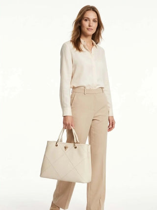BORSA A MANO DONNA - GAUDI CREMA - V6AE-12790 4