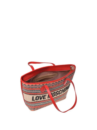 BORSA A SPALLA DONNA - LOVE MOSCHINO ROSSO - JC4348PP0OKN3 3
