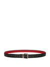 CINTURA DONNA - POLLINI NERO-ROSSO - TE6000PP05Q11 1