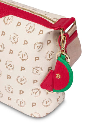 BORSA A SPALLA DONNA - POLLINI AVORIO-ROSSO - TE8400PP02Q1Y 4