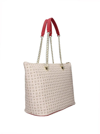 BORSA A SPALLA DONNA - POLLINI AVORIO-ROSSO - TE8410PP02Q11 3