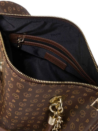 BORSA A MANO DONNA - POLLINI MARRONE-CREMA - TE8411PP02Q53 5