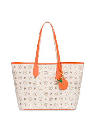 BORSA A SPALLA DONNA - POLLINI AVORIO-ARANCIO - TE8427PP06Q1Y 1