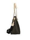 BORSA A MANO DONNA - POLLINI NERO-AVORIO - TE8478PP0EQ11 2