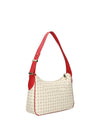 BORSA A SPALLA DONNA - POLLINI AVORIO-ROSSO - TE8552PP0OQ11 3