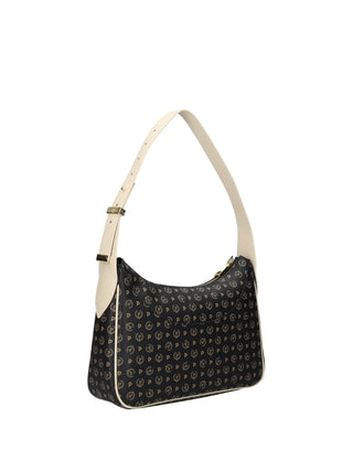 BORSA A SPALLA DONNA - POLLINI NERO-AVORIO - TE8552PP0OQ11 3