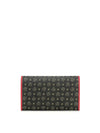 PORTAFOGLIO DONNA - POLLINI NERO-ROSSO - TE9000PP02Q11 2