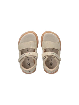 SANDALO BAMBINO - TOMMY HILFIGER BEIGE - T1B2-34382-0315 3