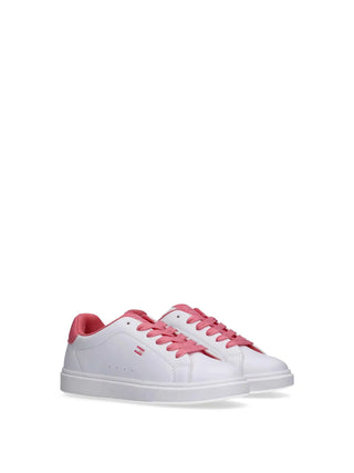 MÄDCHEN-SNEAKER - TOMMY HILFIGER WEISS-FUCHSIA - T3A9-34238-1355 2