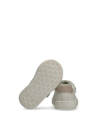 SNEAKERS UNISEX BAMBINO - CALVIN KLEIN BIANCO-BEIGE - V1X9-83276-1355 5
