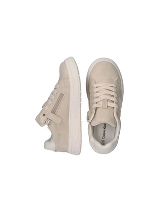 SNEAKERS UNISEX - CALVIN KLEIN BEIGE-BIANCO - V3X9-83292-1269 4