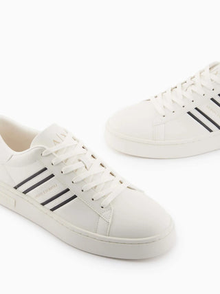 SNEAKERS UOMO - ARMANI EXCHANGE BIANCO-NERO - XM002198 AF21421 5
