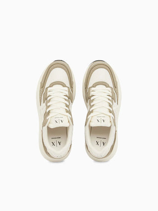 SNEAKERS UOMO - ARMANI EXCHANGE VERDE-BIANCO - XM002635 AF19388 4