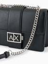 DAMEN-SCHULTERTASCHE - ARMANI EXCHANGE SCHWARZ - XW000070 AF12039 5