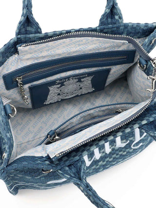 BORSA A SPALLA DONNA - JUICY COUTURE BLU - BEJIR9914WXL 5
