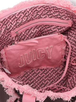 BORSA A SPALLA DONNA - JUICY COUTURE MARRONE - BEJIR9991WC2 5