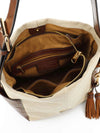 BORSA A SPALLA DONNA - GATTINONI ROMA BEIGE - BEN268783WC2 3