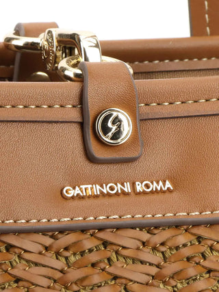 BORSA A SPALLA DONNA - GATTINONI ROMA TAN - BEN268840WVP 4