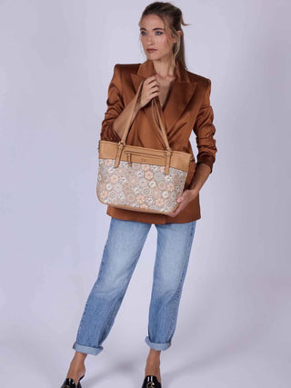 BORSA A MANO DONNA - GATTINONI ROMA GIALLO - BENTD8800WZT 6