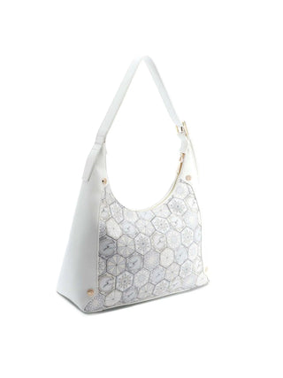 HOBO DONNA - GATTINONI ROMA BIANCO - BENTD8839WZT 3